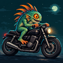 Murloc riding a motorcycle — 2026-10-13 22:59 UTC