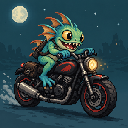 Murloc riding a motorcycle — 2026-10-13 23:00 UTC