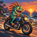 Murloc riding a motorcycle — 2026-10-14 01:06 UTC