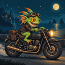 Murloc riding a motorcycle — 2026-10-04 01:04 UTC