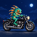 Murloc riding a motorcycle — 2026-10-14 02:07 UTC