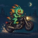 Murloc riding a motorcycle — 2026-10-14 03:04 UTC