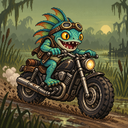 Murloc riding a motorcycle — 2026-10-14 03:08 UTC