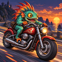 Murloc riding a motorcycle — 2026-10-14 08:09 UTC