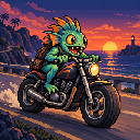 Murloc riding a motorcycle — 2026-10-14 16:00 UTC