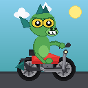 Murloc riding a motorcycle — 2026-10-14 16:00 UTC