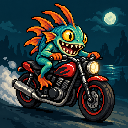 Murloc riding a motorcycle — 2026-10-14 19:58 UTC