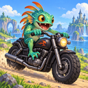 Murloc riding a motorcycle — 2026-10-14 19:58 UTC