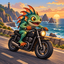 Murloc riding a motorcycle — 2026-10-14 20:59 UTC