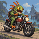 Murloc riding a motorcycle — 2026-10-14 23:05 UTC