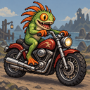 Murloc riding a motorcycle — 2026-10-15 00:04 UTC