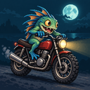 Murloc riding a motorcycle — 2026-10-15 04:07 UTC