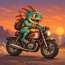 Murloc riding a motorcycle — 2026-10-15 14:01 UTC
