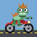 Murloc riding a motorcycle — 2026-10-16 00:00 UTC