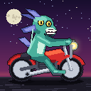 Murloc riding a motorcycle — 2026-10-16 00:00 UTC