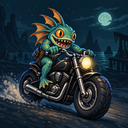 Murloc riding a motorcycle — 2026-10-16 09:01 UTC