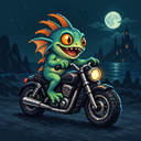 Murloc riding a motorcycle — 2026-10-16 12:58 UTC