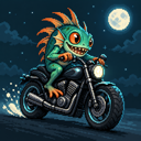 Murloc riding a motorcycle — 2026-10-16 14:00 UTC
