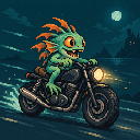 Murloc riding a motorcycle — 2026-10-16 16:00 UTC
