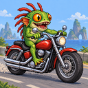 Murloc riding a motorcycle — 2026-10-04 07:04 UTC