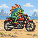 Murloc riding a motorcycle — 2026-10-04 07:04 UTC