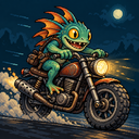 Murloc riding a motorcycle — 2026-10-16 22:01 UTC