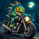 Murloc riding a motorcycle — 2026-10-16 23:57 UTC