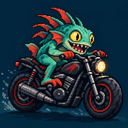 Murloc riding a motorcycle — 2026-10-16 23:57 UTC