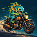 Murloc riding a motorcycle — 2026-10-17 00:57 UTC