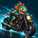 Murloc riding a motorcycle — 2026-10-17 05:00 UTC