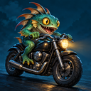 Murloc riding a motorcycle — 2026-10-17 12:07 UTC