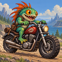 Murloc riding a motorcycle — 2026-10-17 18:02 UTC