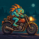 Murloc riding a motorcycle — 2026-10-17 19:58 UTC