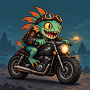 Murloc riding a motorcycle — 2026-10-17 21:00 UTC