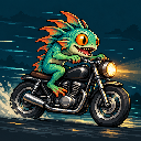 Murloc riding a motorcycle — 2026-10-18 01:02 UTC