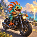 Murloc riding a motorcycle — 2026-10-04 11:03 UTC