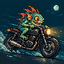 Murloc riding a motorcycle — 2026-10-18 12:06 UTC