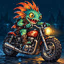 Murloc riding a motorcycle — 2026-10-18 13:03 UTC