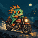 Murloc riding a motorcycle — 2026-10-18 15:59 UTC