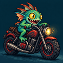 Murloc riding a motorcycle — 2026-10-18 19:03 UTC