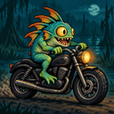 Murloc riding a motorcycle — 2026-10-18 20:01 UTC