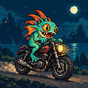Murloc riding a motorcycle — 2026-10-18 21:04 UTC