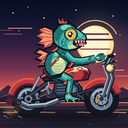 Murloc riding a motorcycle — 2026-10-18 21:07 UTC