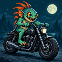Murloc riding a motorcycle — 2026-10-18 22:57 UTC