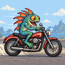 Murloc riding a motorcycle — 2026-10-04 13:03 UTC