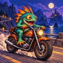 Murloc riding a motorcycle — 2026-10-19 17:01 UTC