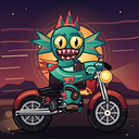 Murloc riding a motorcycle — 2026-10-19 17:03 UTC