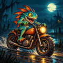 Murloc riding a motorcycle — 2026-10-19 18:57 UTC