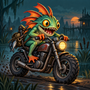 Murloc riding a motorcycle — 2026-10-04 15:03 UTC