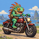 Murloc riding a motorcycle — 2026-10-19 22:03 UTC